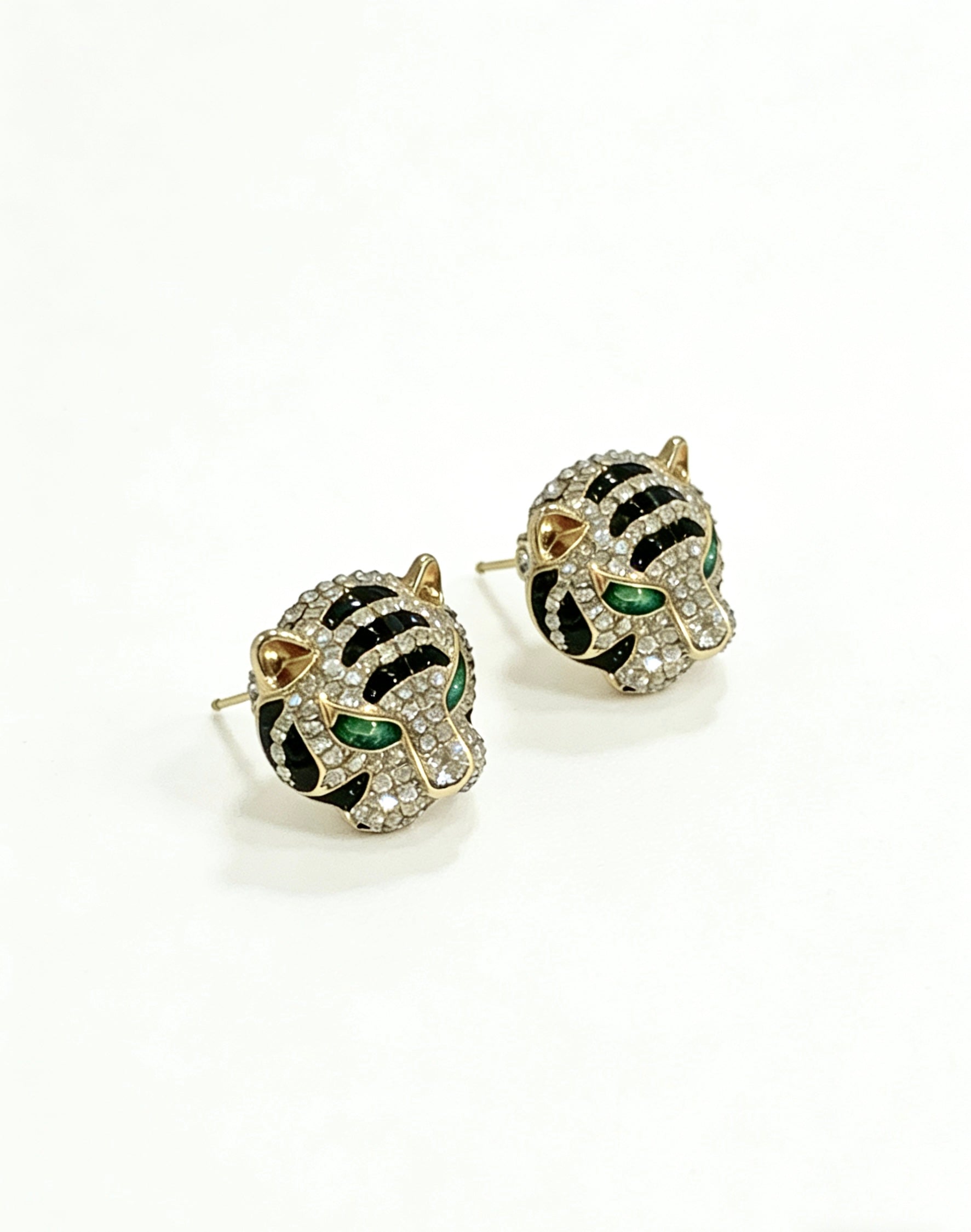 Tiger Gemstone Studs