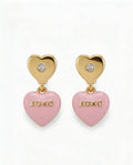 XOXO Heart Studs